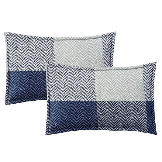 WSOKO 100% Cotton 400 TC Premium Super King Size Bedsheet for Double Bed (108 x 108 Inch) with 2 Pillow Covers Set (17 x 27 Inch) Designer Printed Bedsheet